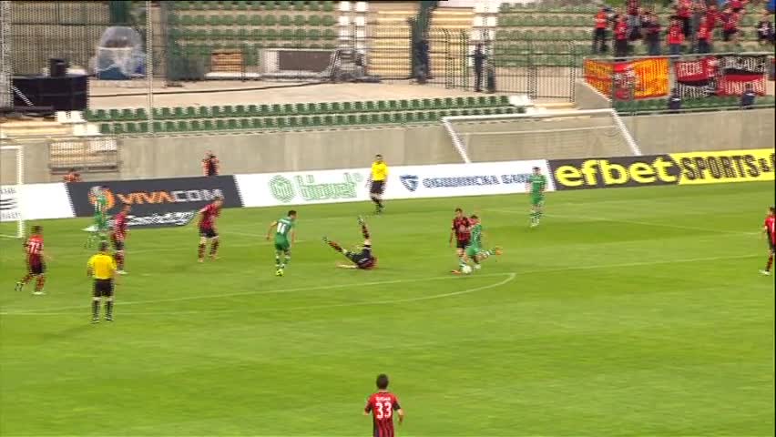 Кишада вкара втория гол за Лудогорец срещу Локо Сф