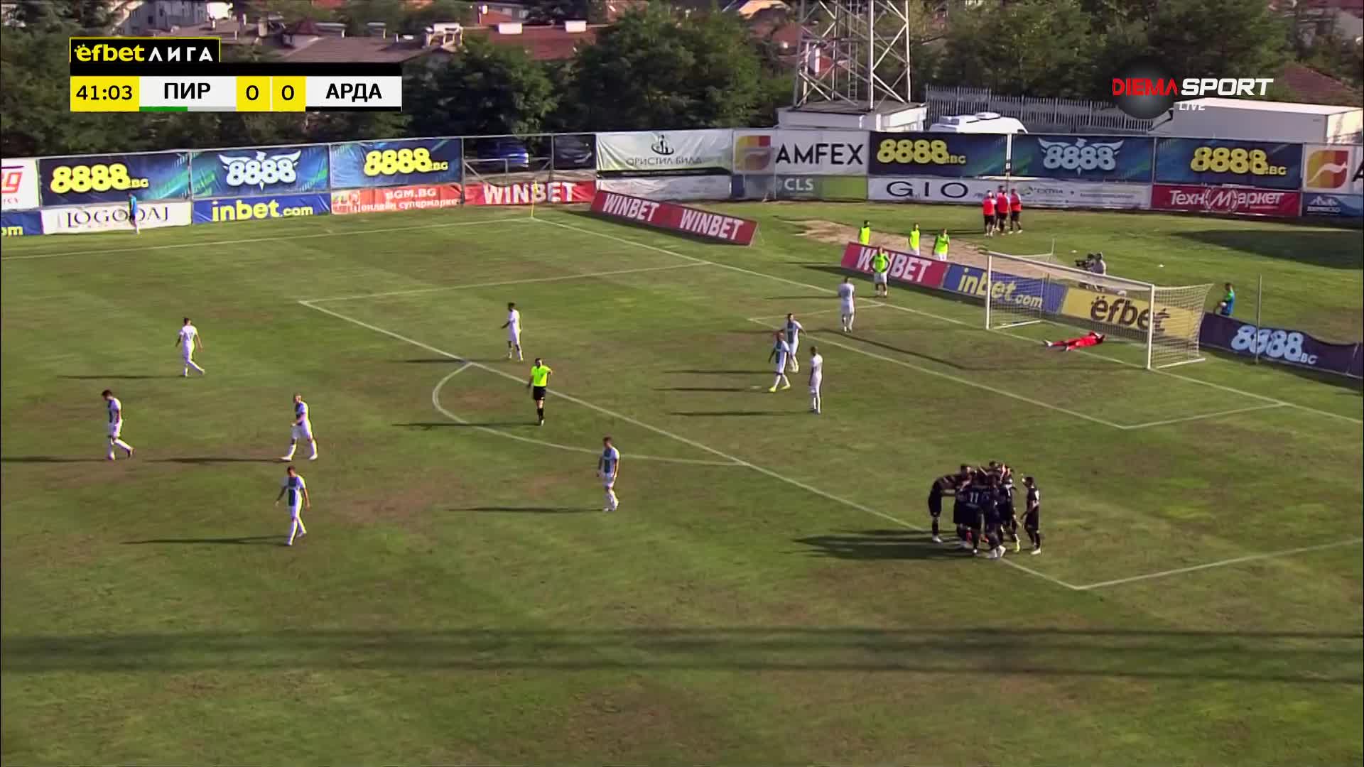 Пирин - Арда 0:1 /първо полувреме/