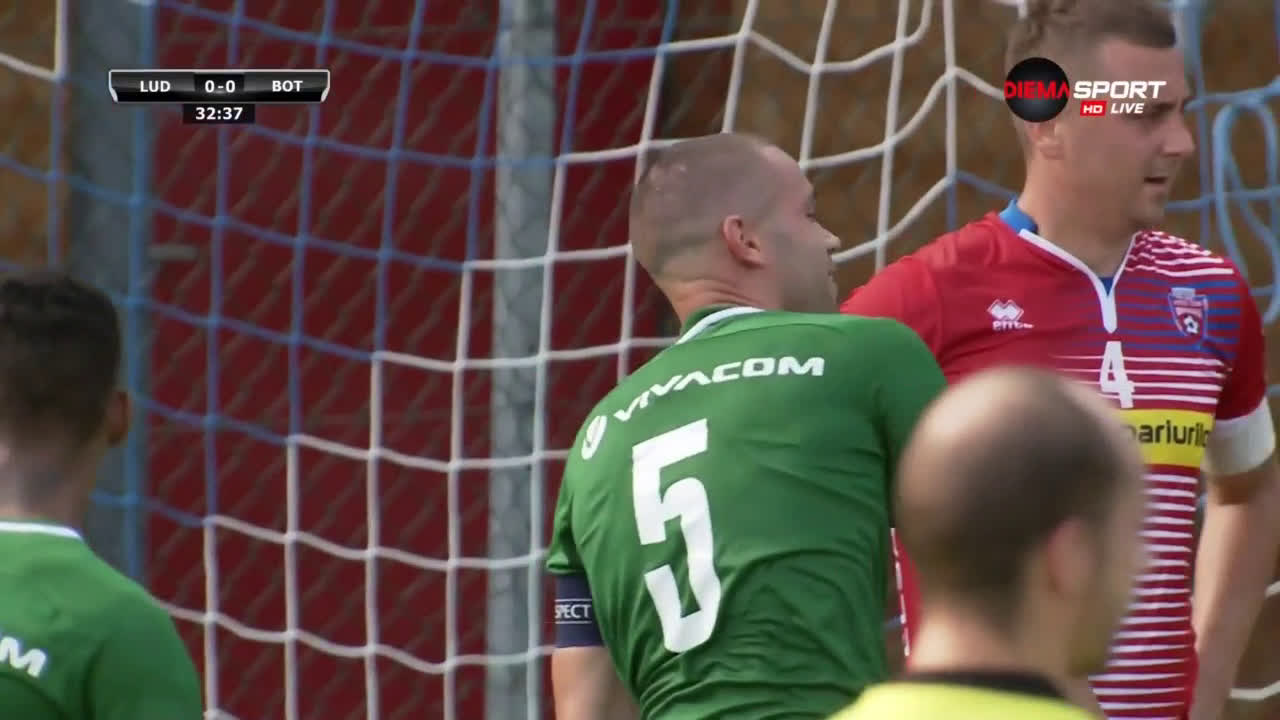 Лудогорец - Ботошани 1:0 /първо полувреме/