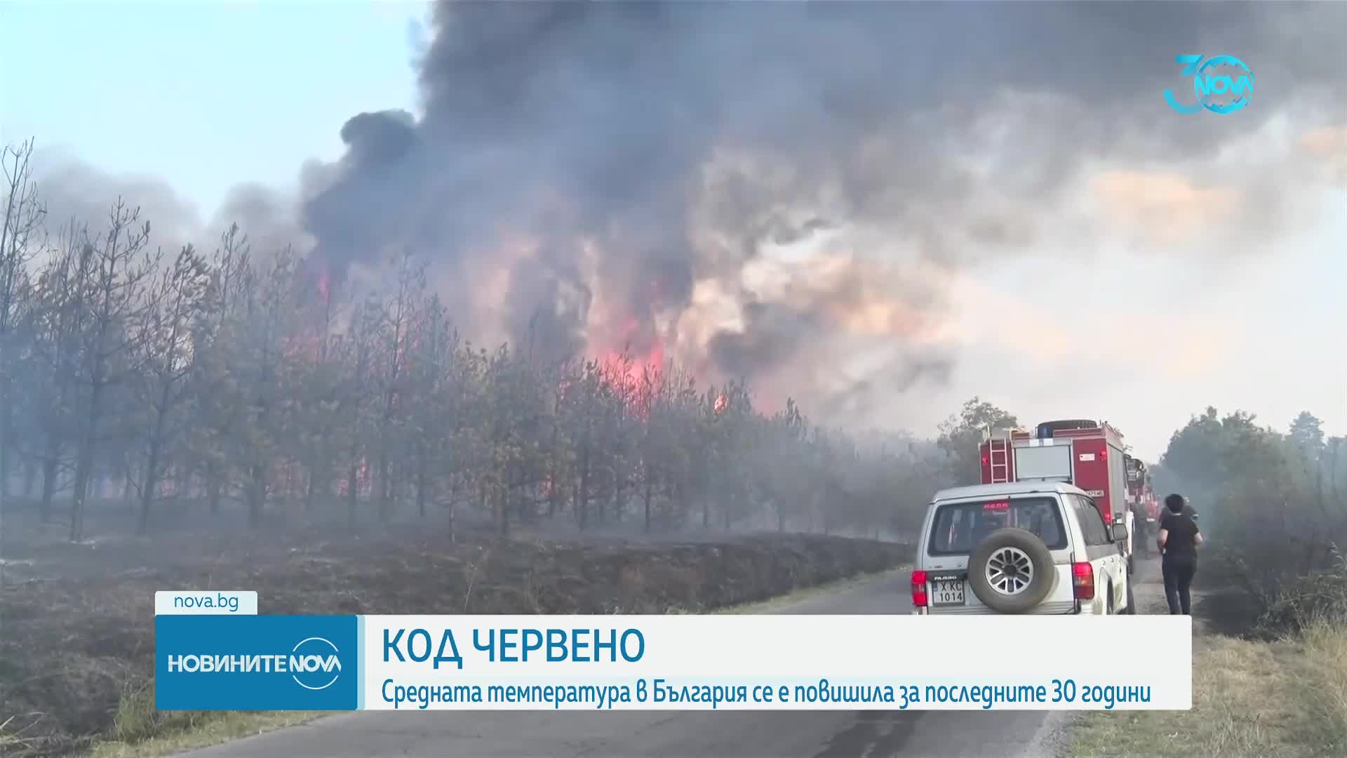 КОД ЧЕРВЕНО: Средната температура в България се е повишила с близо градус за 30 години