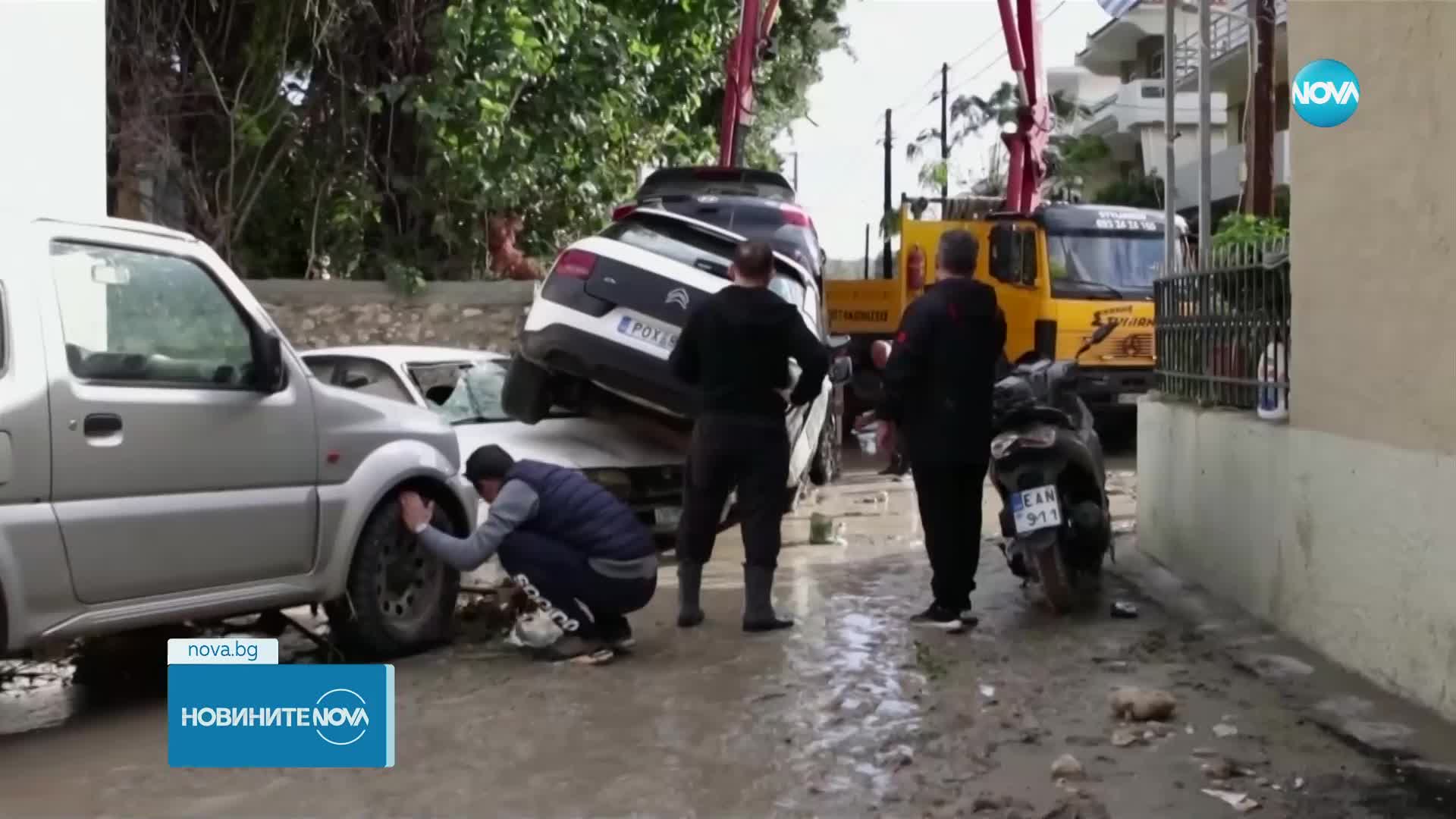 Бурята "Бора" нанесе сериозни щети на остров Родос