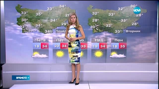 Прогноза за времето (22.07.2015 - обедна)