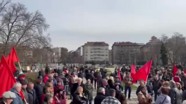 Десетки се включиха в протеста в защита на Паметника на Съветската армия