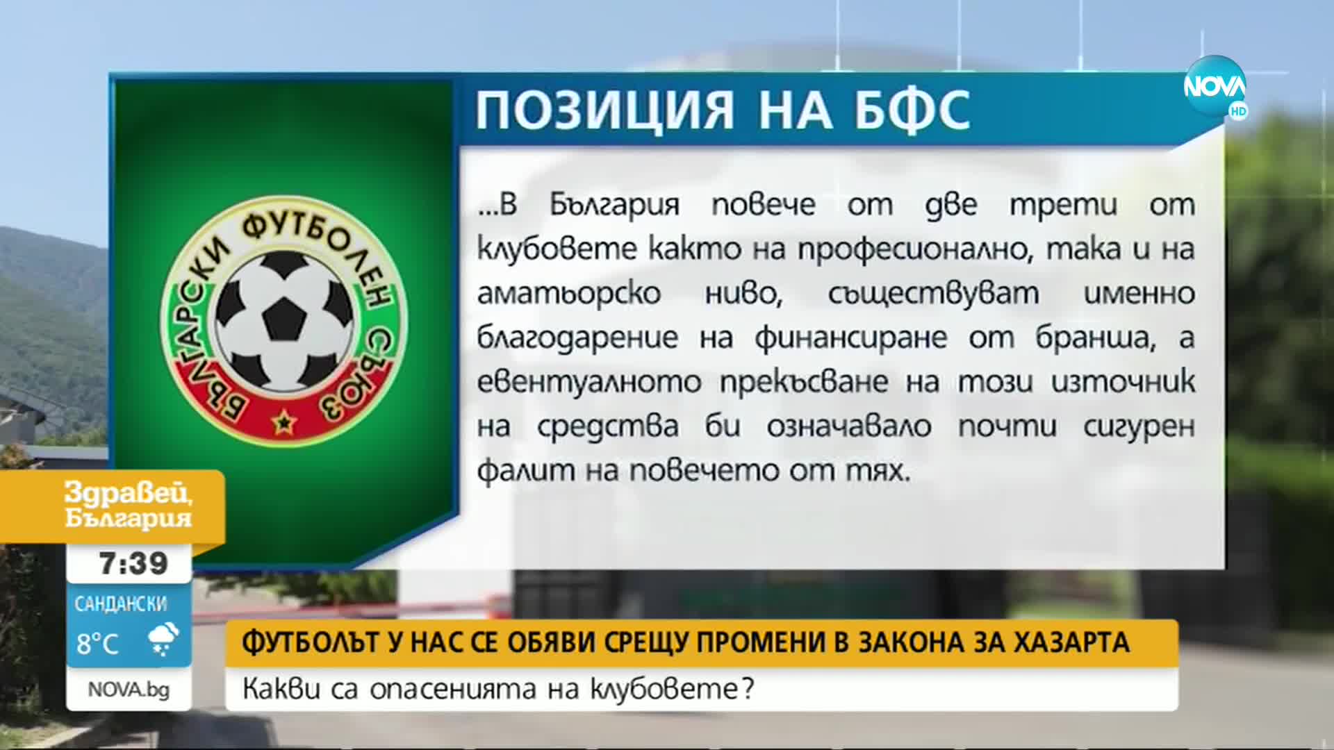 Зам.-шефът на БФС: Ако хазартните компании се отдръпнат, голяма част от футболните клубове ще фалира