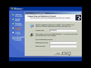 Windows Xp Install