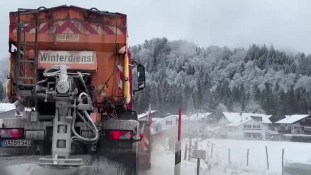 Подранила снежна приказка в Германия