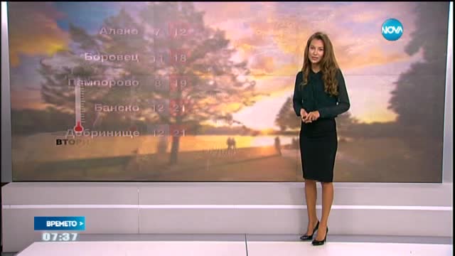 Прогноза за времето (22.09.2015 - сутрешна)