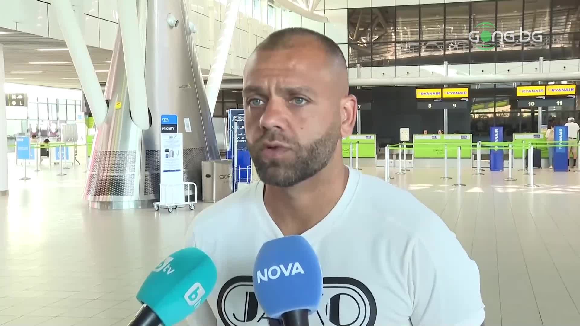 Александър Александров-Алвеша преди гостуването на Спартак Търнава
