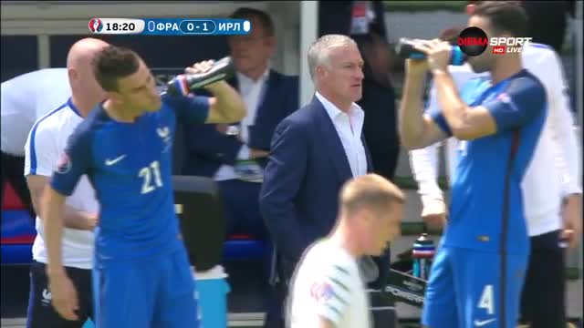 Жегата мори футболистите на Франция и Ирландия