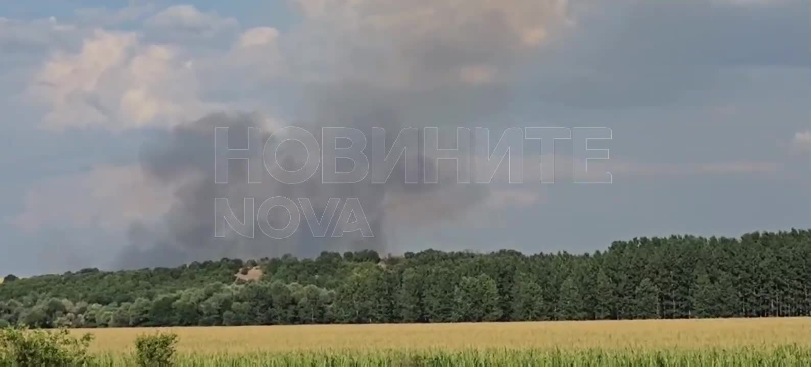 Голям пожар в Пловдивско