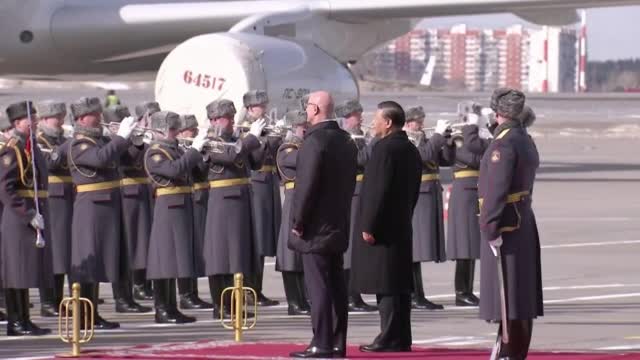 Китайският президент пристигна на тридневно посещение в Москва