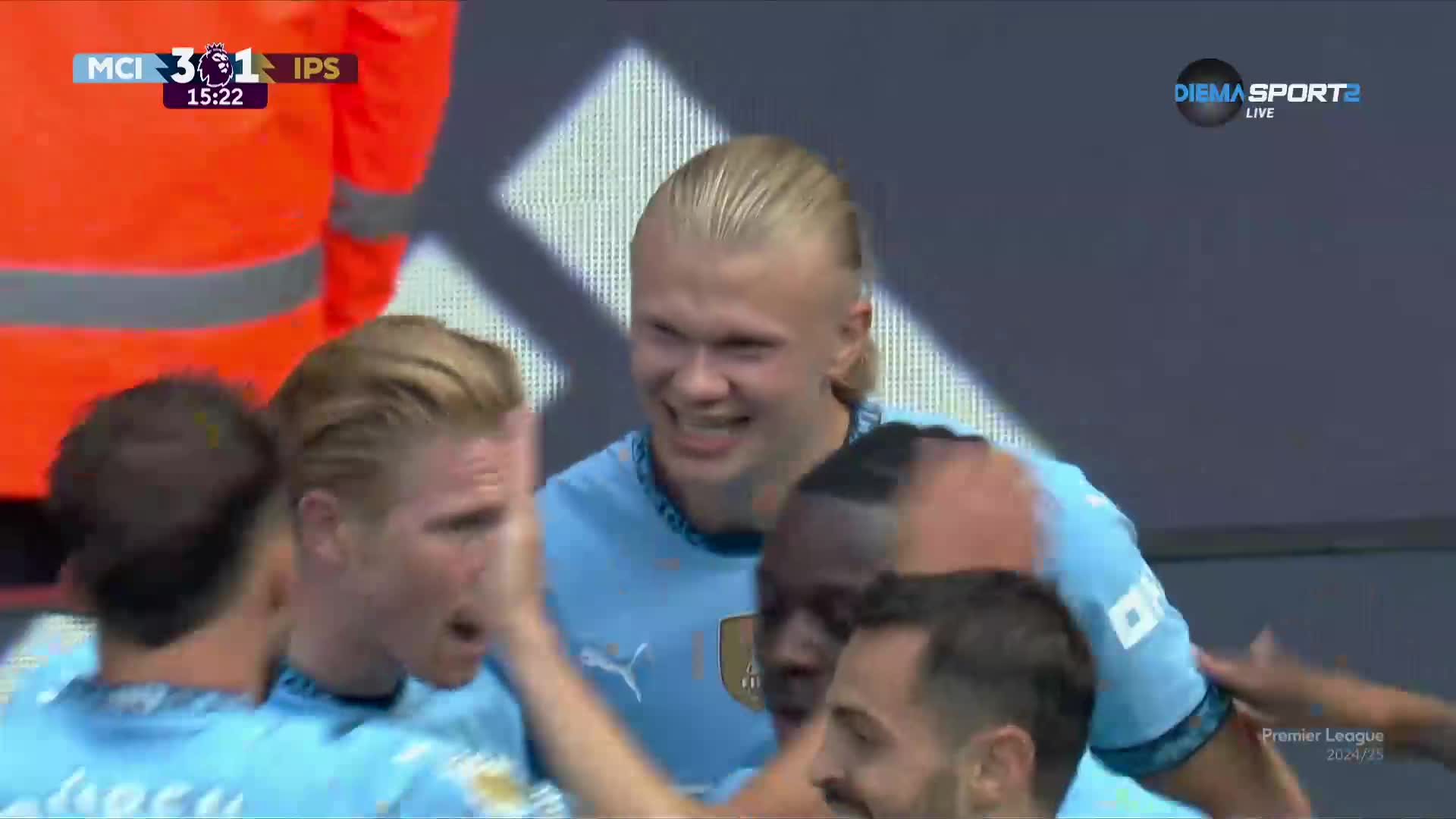 Страхотен Холанд отбеляза трети гол на Ипсуич