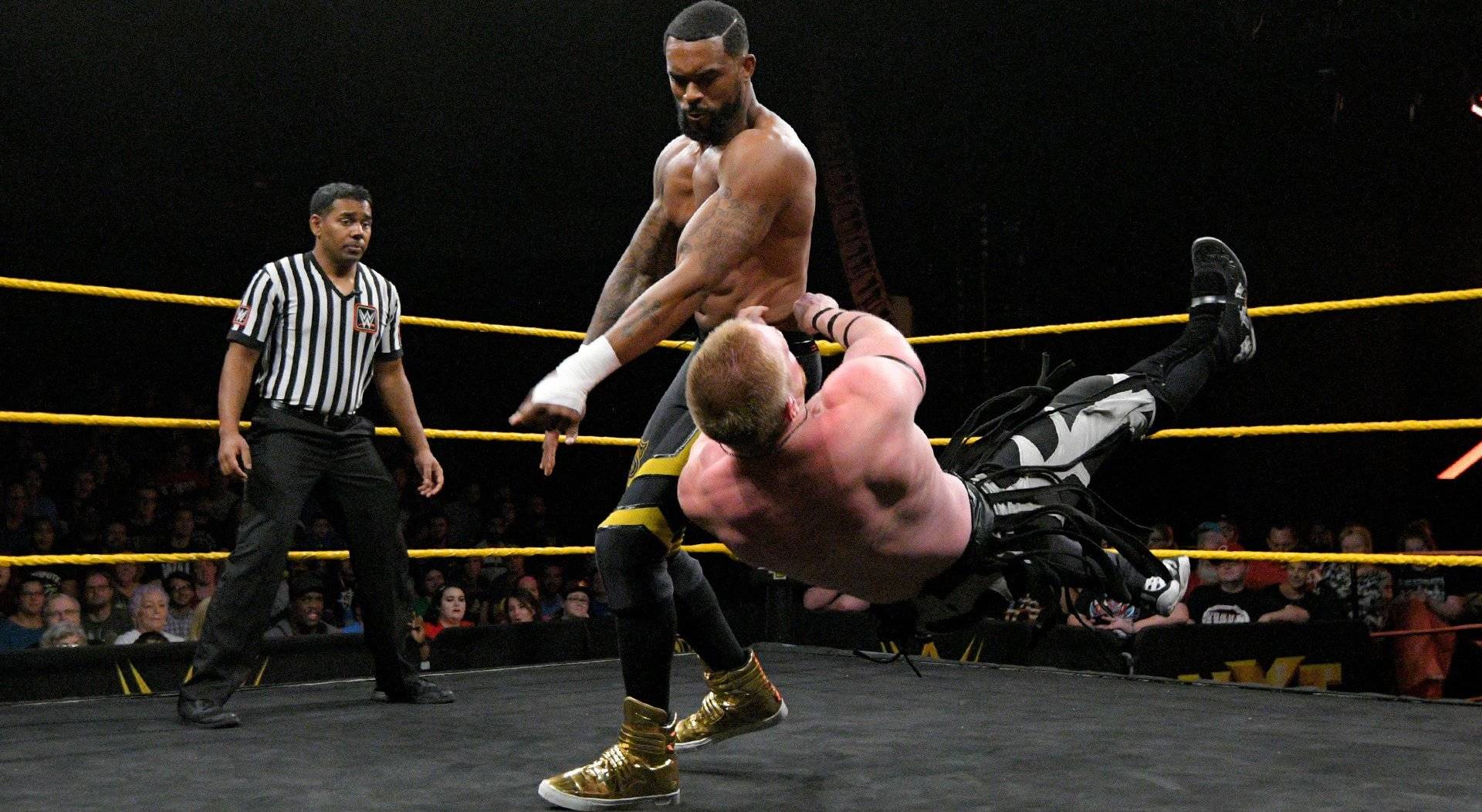Street Profits vs. Kris Starr & Riley Apex: WWE NXT, Dec. 27, 2017