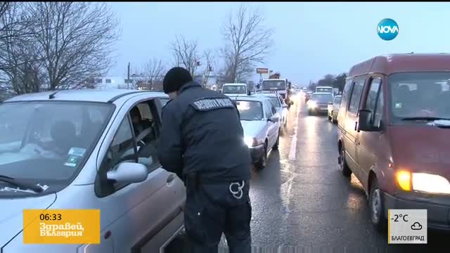 ЗАРАДИ ЛОШОТО ВРЕМЕ: Затвориха участък от магистралата край Бургас
