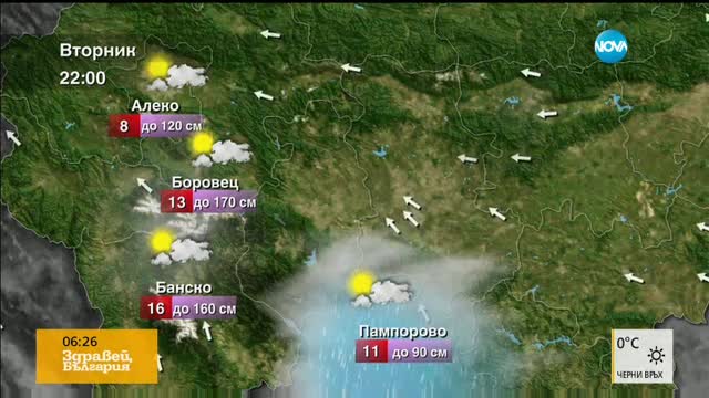 Прогноза за времето (21.03.2017 - сутрешна)