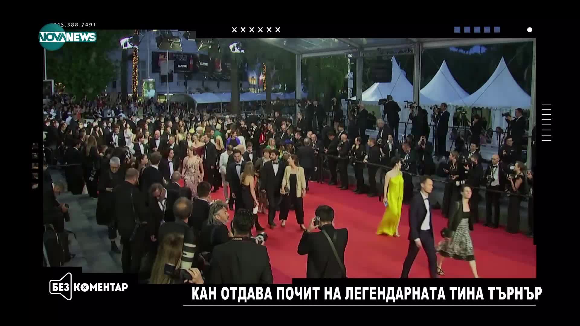 Кинофестивалът в Кан отдаде почит на Тина Търнър