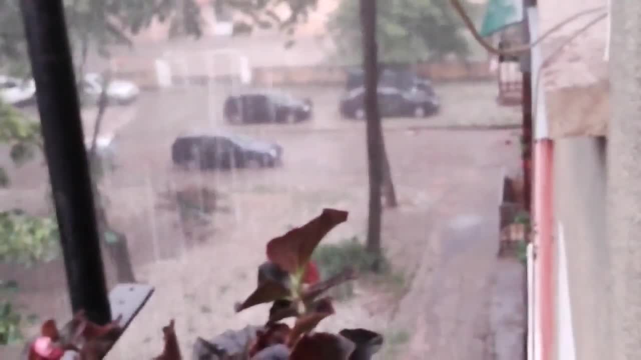 Градушката в град Перник