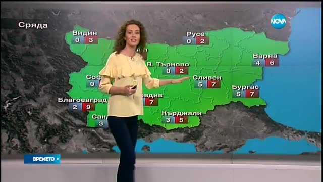 Прогноза за времето (08.02.2017 - обедна емисия)