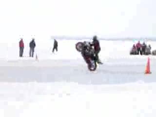 Каране На Мотор Върху Лед