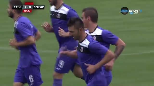 Етър - Ботев Вр 1:0 /първо полувреме/