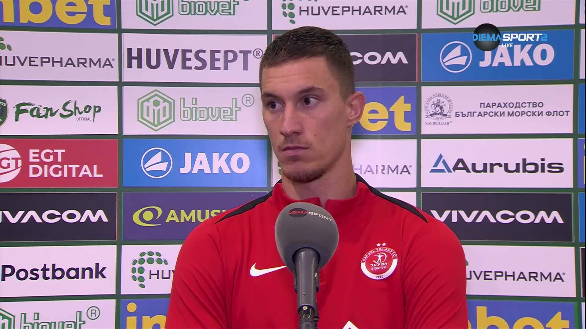 Андриан Краев: Мисля, че извадихме късмет да върнем бързо гола на Лудогорец