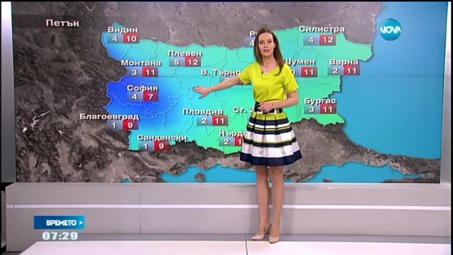 Прогноза за времето (03.04.2015 - сутрешна)