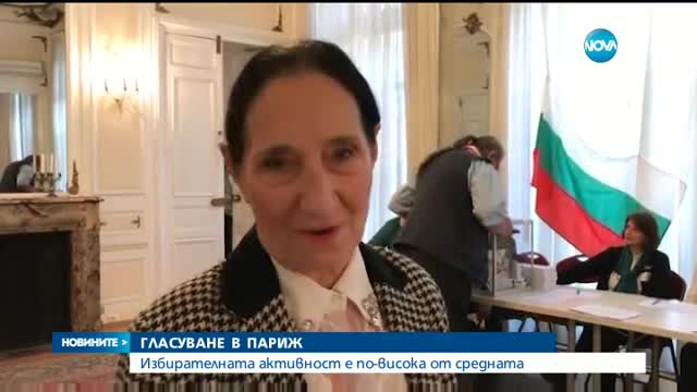 Без напрежение минават изборите в Париж