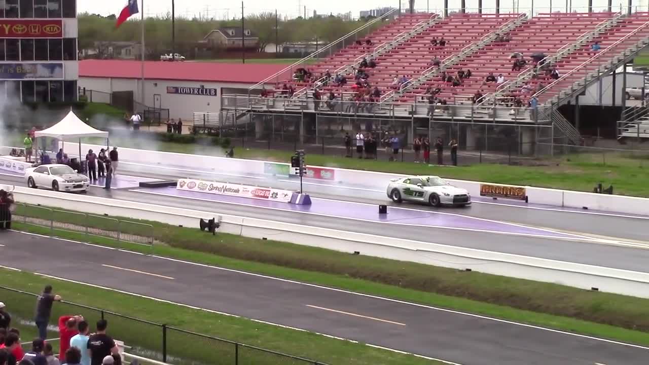 Тунингован Nissan Gt-r с рекорд на драг