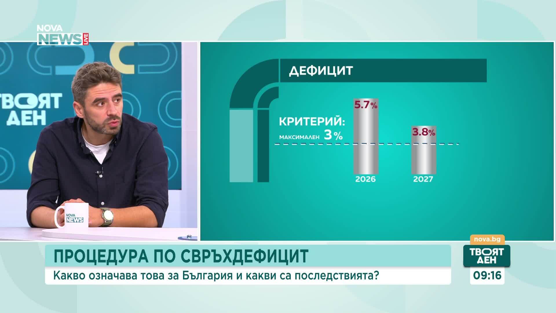 Йордан Бързаков: ЕК се опитва да ограничи структурните проблеми на българските публични финанси