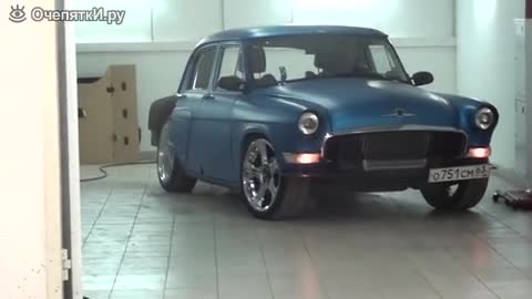 Руснак прави Щур Дрифт с Волга 21 в автосервиз !
