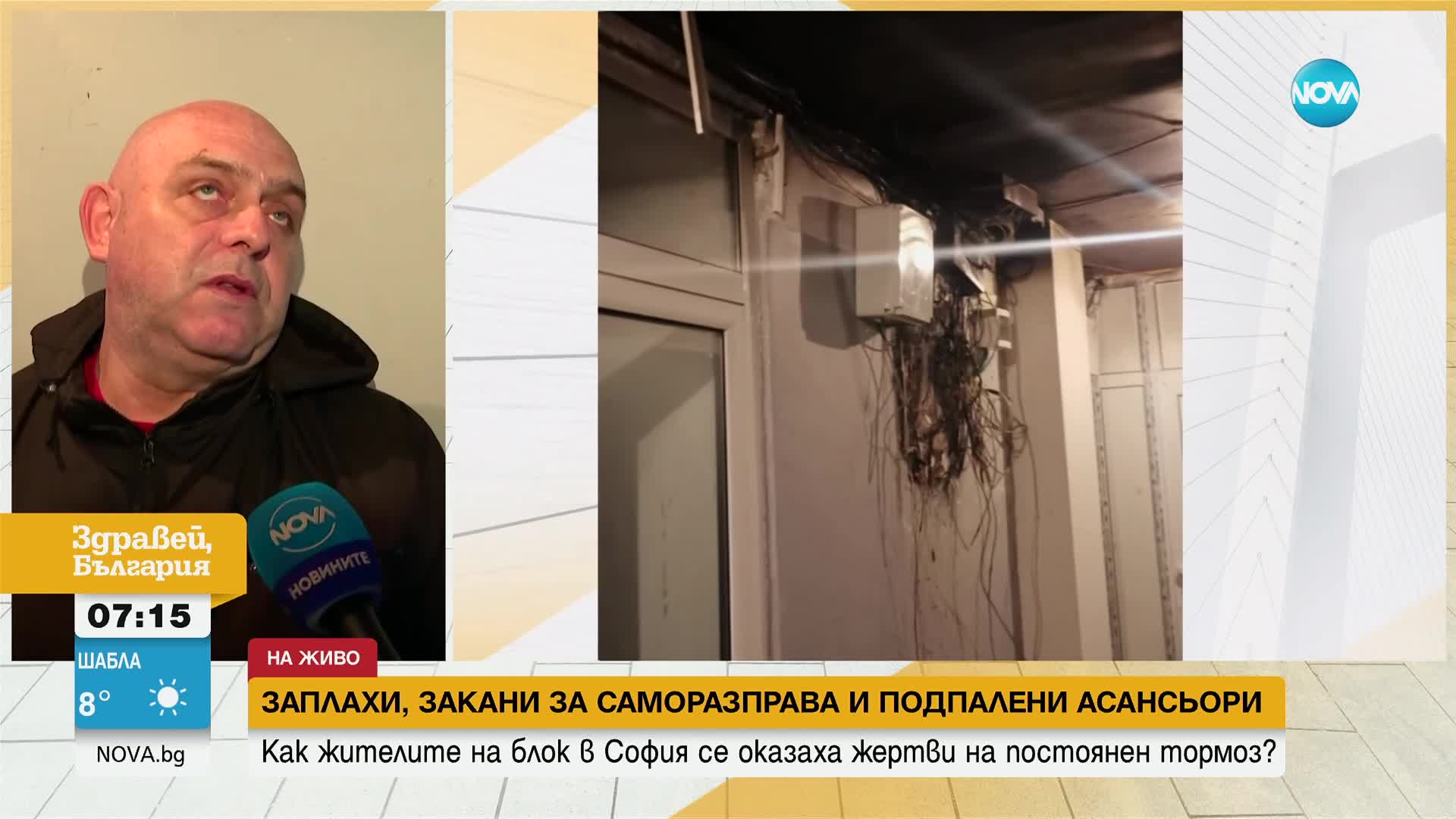 Заплахи и палежи: Обитателите на блок в София се оплакват, че са жертви на постоянен тормоз