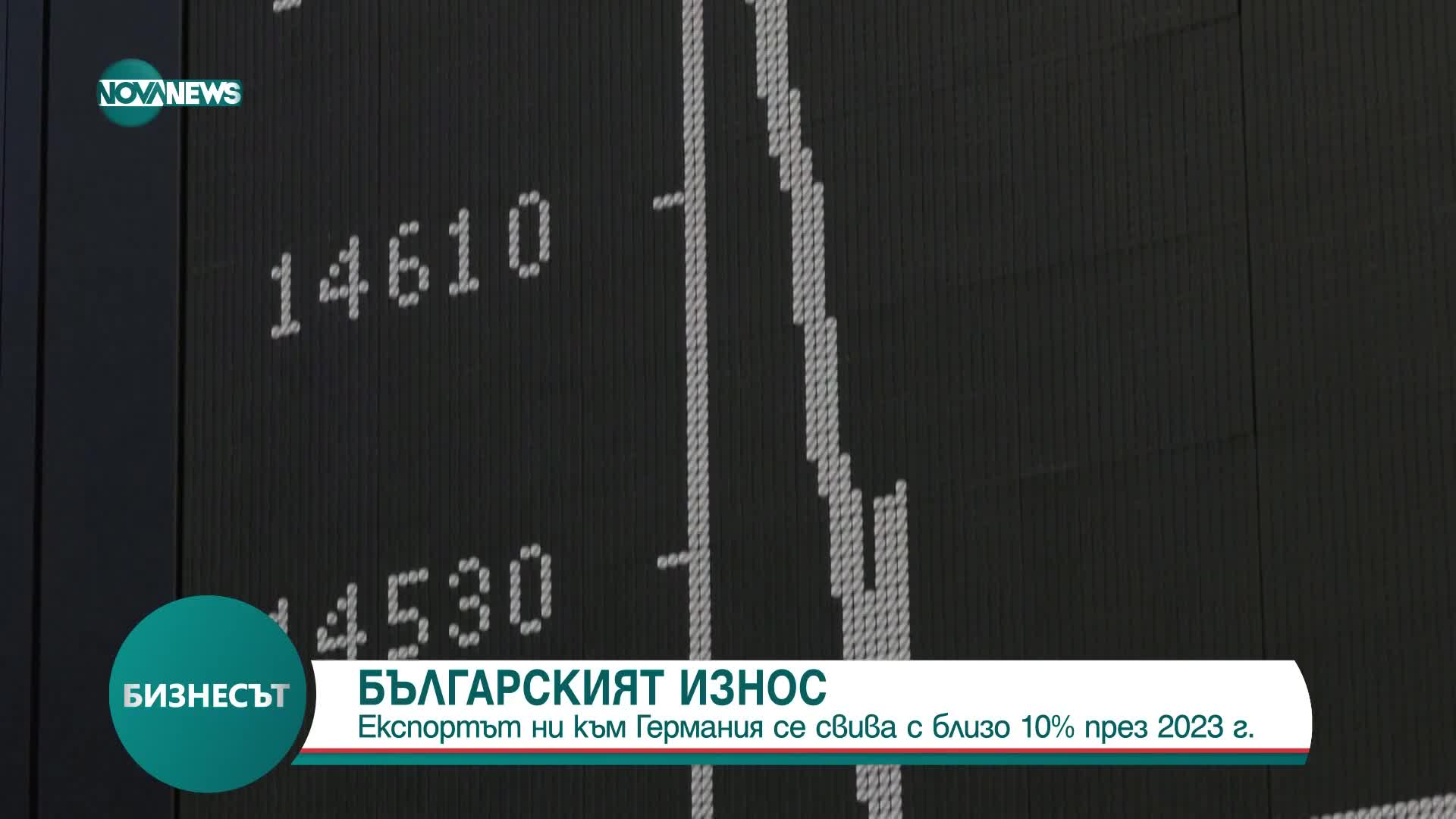 Българският износ към Германия се свива с близо 10% за година
