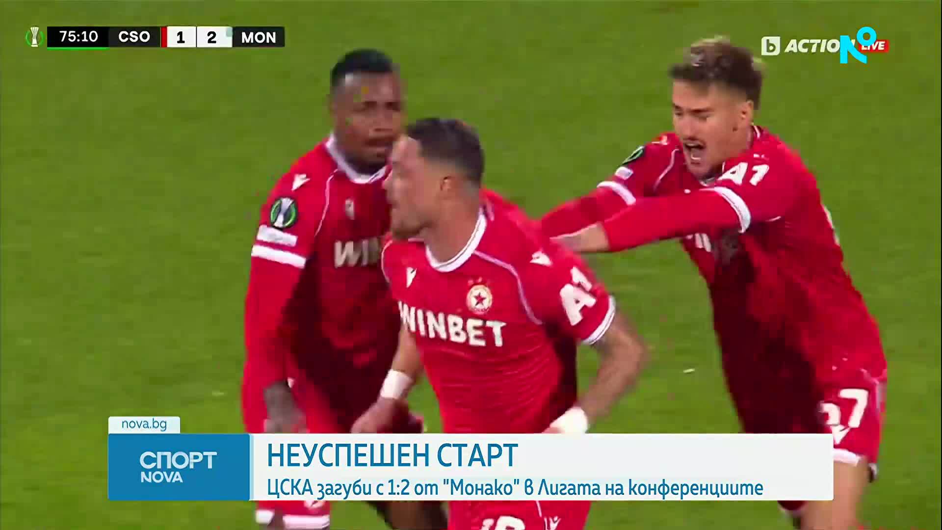 ЦСКА - Монако 1:2 /репотаж/
