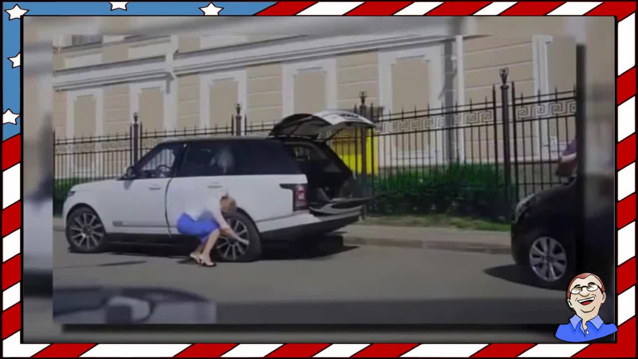Спукана гума , проблем за жените !