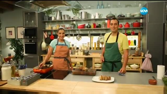 Свинска плешка с плънка от тиквички - Бон апети (05.08.2016)