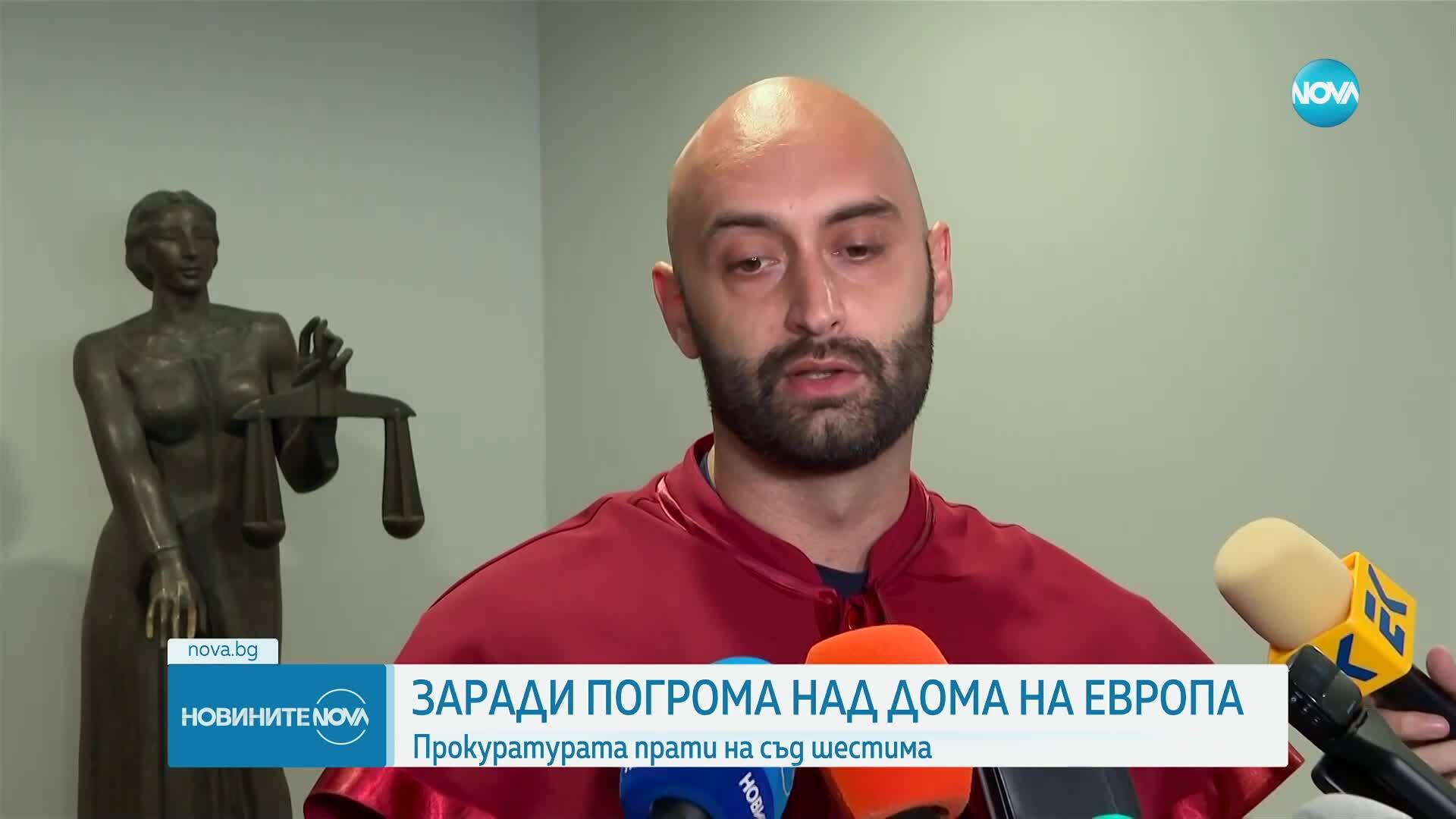 След вандалските действия над сградата на ЕП: Прокуратурата внесе обвинителен акт на шестима