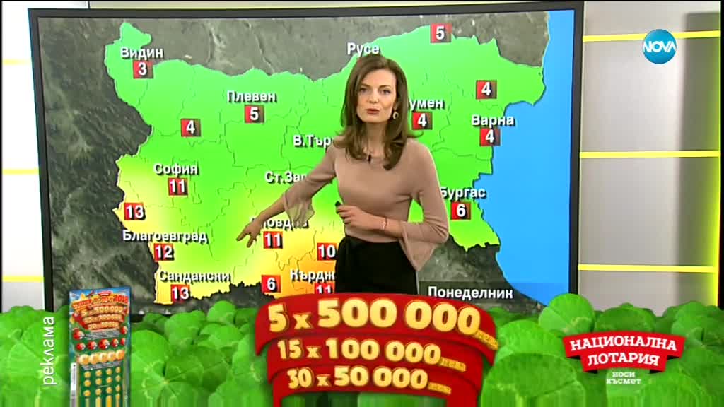 Прогноза за времето (19.03.2018 - сутрешна)