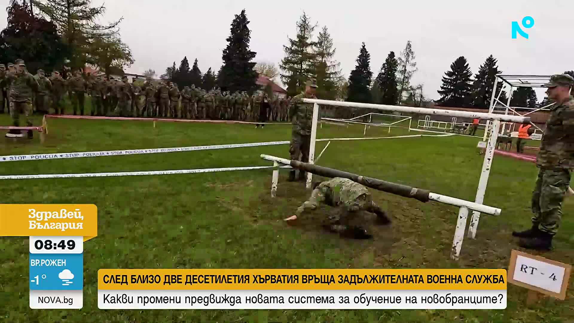 След близо две десетилетия Хърватия връща задължителната военна служба