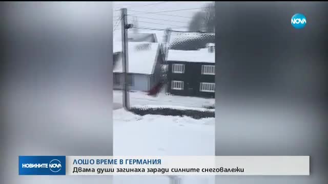 Снегът предизвика проблеми в Германия