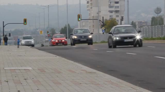 Участък на бул. "Ал.Малинов" започна да пропада