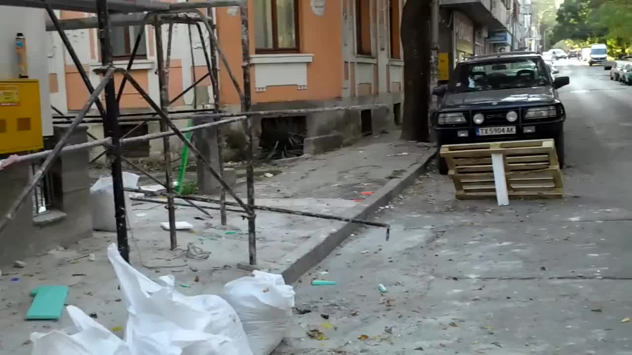 Тротоарите в Добрич